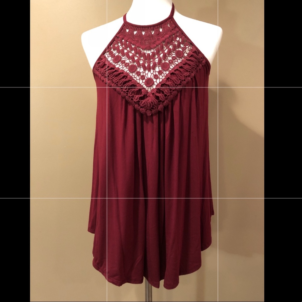Crocheted  top tank